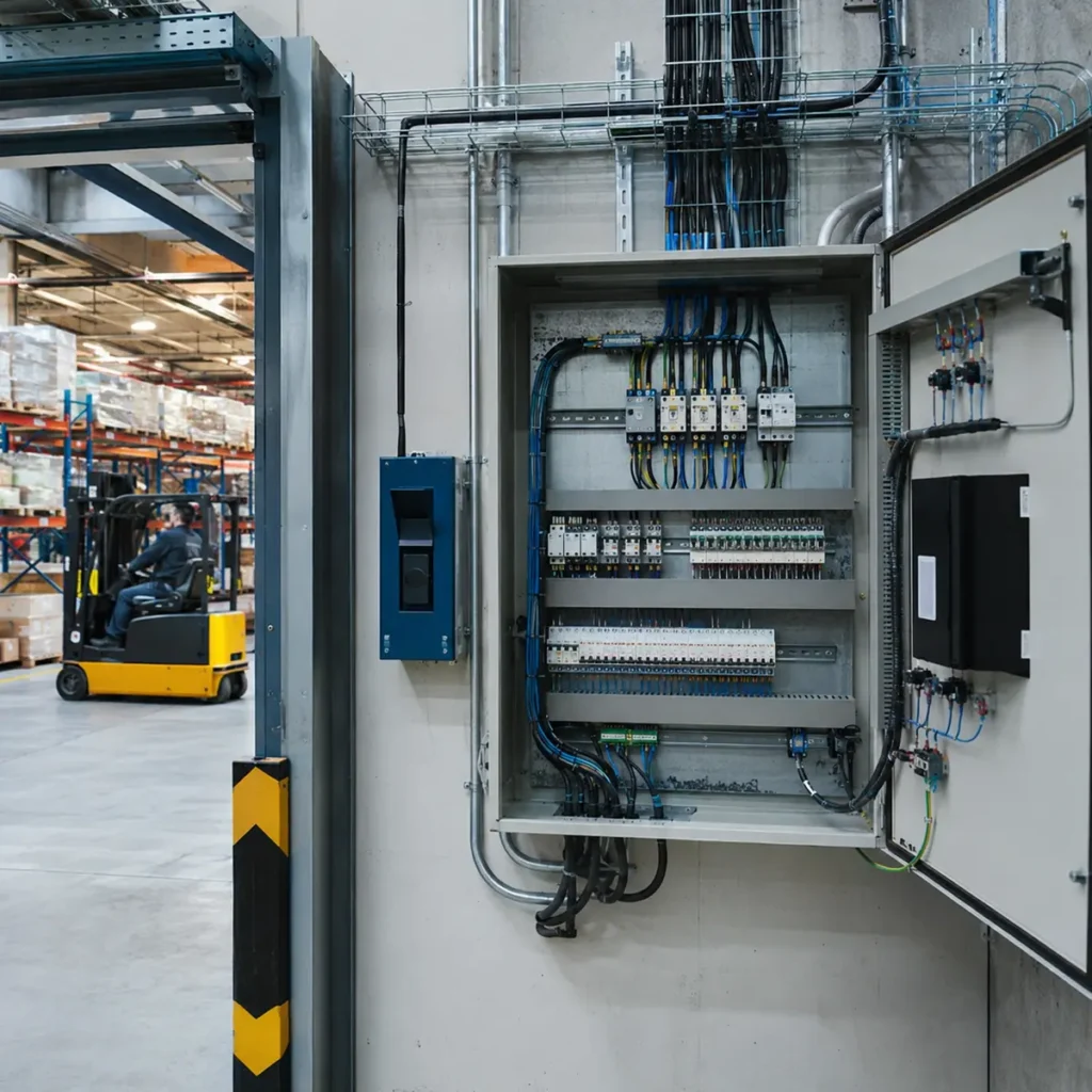 Tablero de baja tensión integrado en la distribución eléctrica de una planta